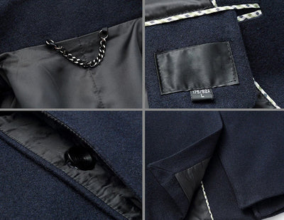 Oscar - Manteau de laine long pour homme