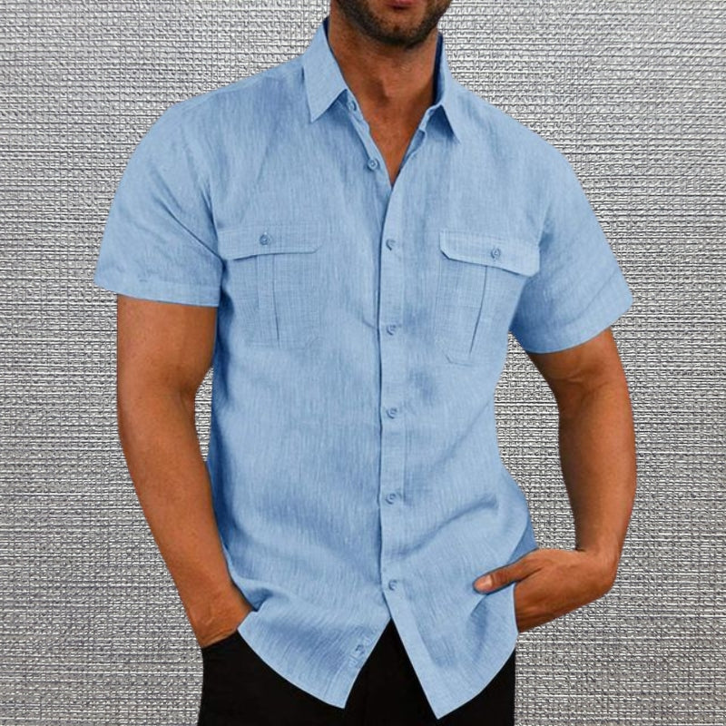 Lenoir™ | Chemise courte à deux poches