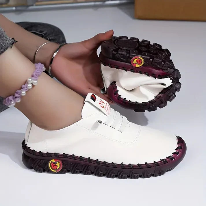 LARA | SNEAKERS DÉCONTRACTÉES SOLIDES POUR FEMME