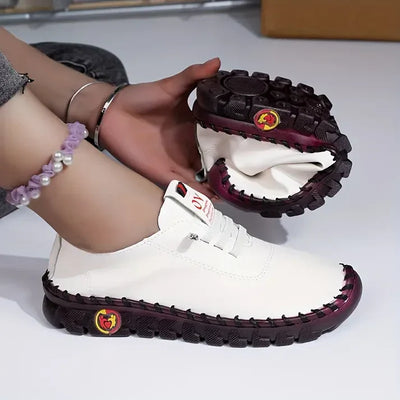 LARA | SNEAKERS DÉCONTRACTÉES SOLIDES POUR FEMME