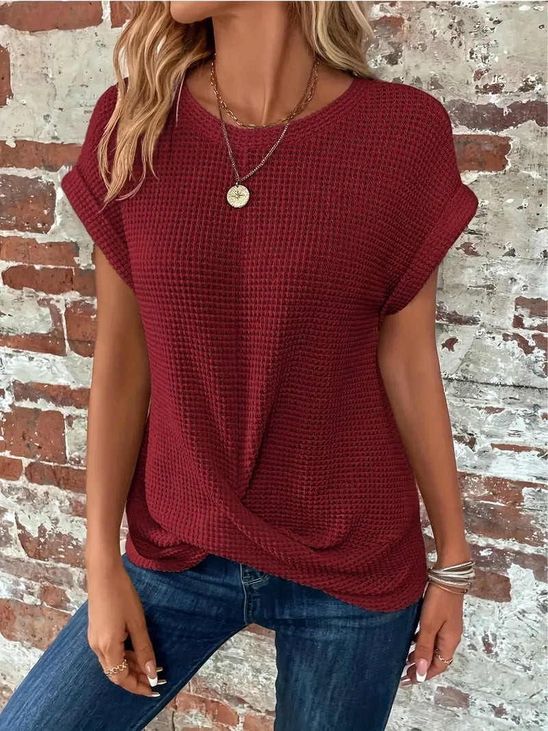 Eva - T-shirt décontracté à manches courtes