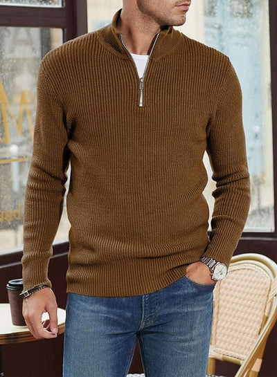 Titus - Pull-over zippé à la mode pour hommes
