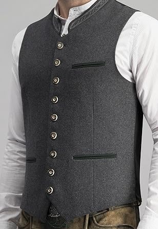 Luciano - Gilet classique élégant gris pour hommes