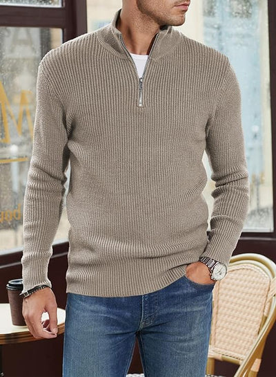 Titus - Pull-over zippé à la mode pour hommes