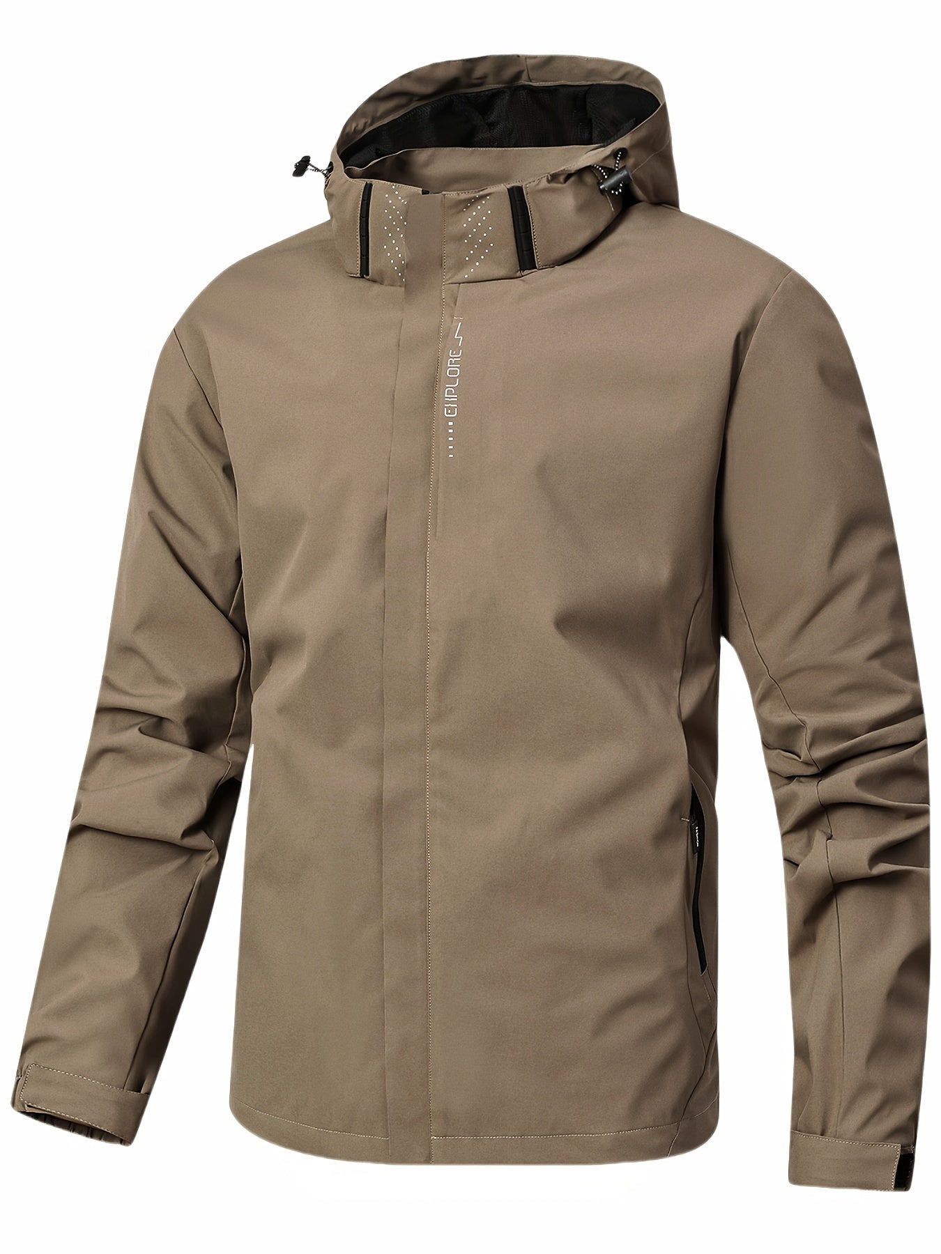 Veste Imperméable Légère à Capuche pour Hommes