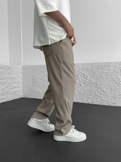 FRANCOIS | Pantalons en spandex côtelé confort
