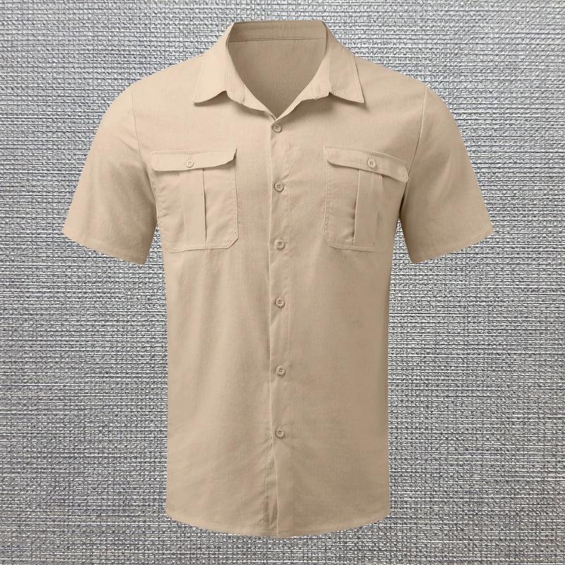 Lenoir™ | Chemise courte à deux poches