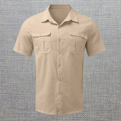 Lenoir™ | Chemise courte à deux poches