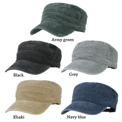 Cayden - Casquettes militaires vintage aux accents contemporains pour hommes