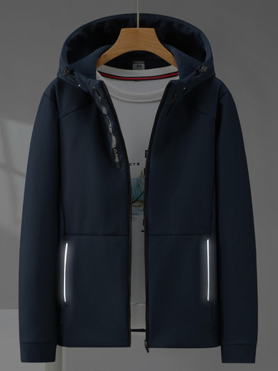 Miller - Veste Softshell pour homme - Veste d'extérieur coupe-vent, déperlante et respirante