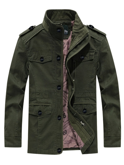 Veste en Coton Rétro Confortable et Respirante