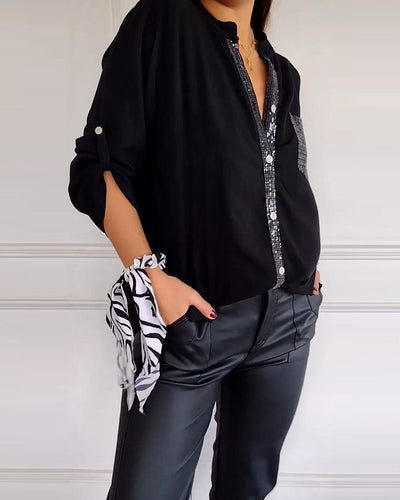 Seo-A | Chemise Décontractée Manches Longues pour Femmes