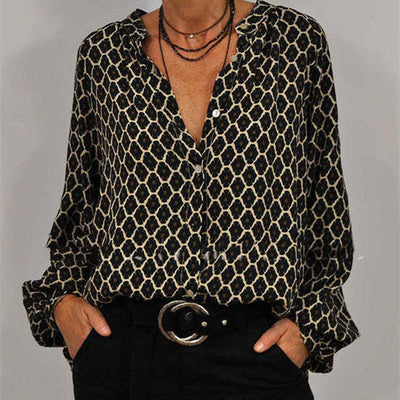 Alex™ | Blouse Élégante Imprimée