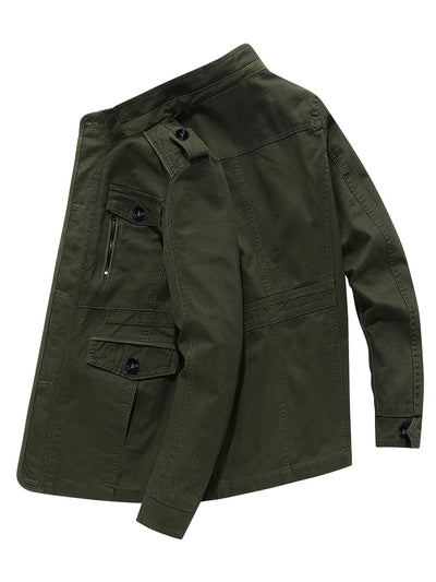 Veste en Coton Rétro Confortable et Respirante