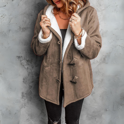 Allie - Manteau stylé doublé de fourrure