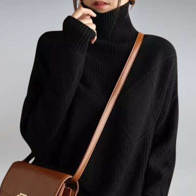Anghela | Col roulé confortable pour femmes