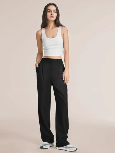 Grace - Pantalon palazzo à taille haute et à jambes larges