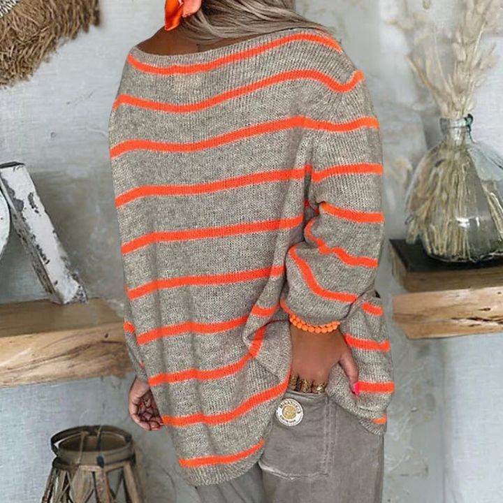 Gabriella - Pull rayé ample