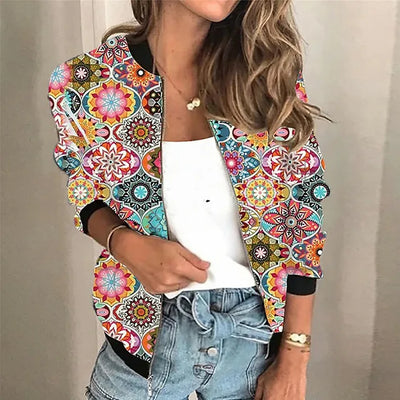 Amora - Veste zippée imprimée