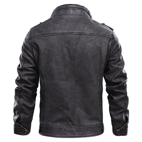 Veste Cuir Homme Moto Élégante en Cuir de Haute Qualité