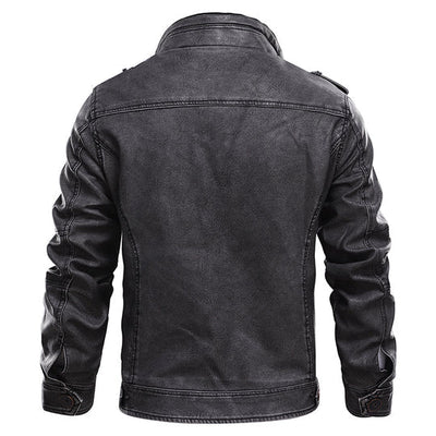 Veste Cuir Homme Moto Élégante en Cuir de Haute Qualité