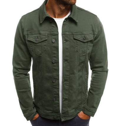 Zephyr | Veste en Jean Boutonnée Décontractée pour Hommes