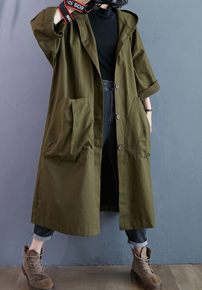 Veste Femme Longue Chaude Automne Hiver Polyester