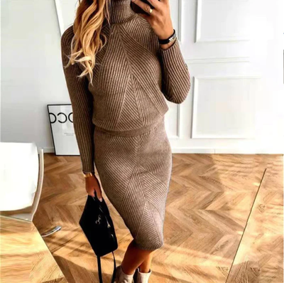 Olya | Robe Maille Chic pour Femmes