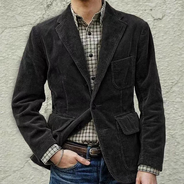 Albaweniz | Blazer en velours côtelé pour hommes