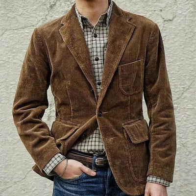 Albaweniz | Blazer en velours côtelé pour hommes