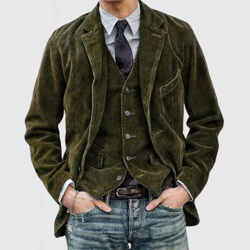 Albaweniz | Blazer en velours côtelé pour hommes