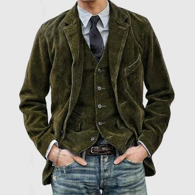 Albaweniz | Blazer en velours côtelé pour hommes