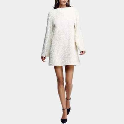 Anais - Robe à paillettes avec noeud pour femme
