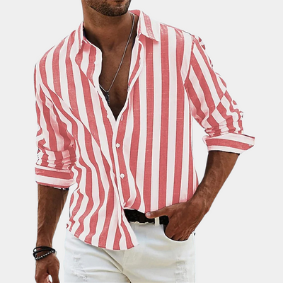 Nico - Chemise rayée pour homme
