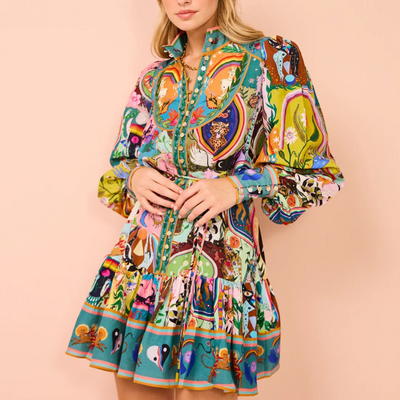 Althea - Mini robe confortable et colorée pour femmes