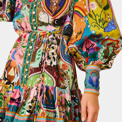 Althea - Mini robe confortable et colorée pour femmes