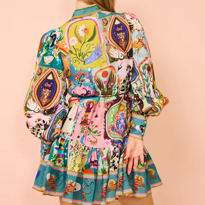 Althea - Mini robe confortable et colorée pour femmes