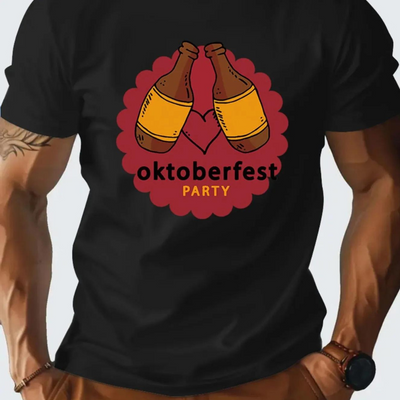 Dominic - T-shirt Confortable pour l'Oktoberfest Homme
