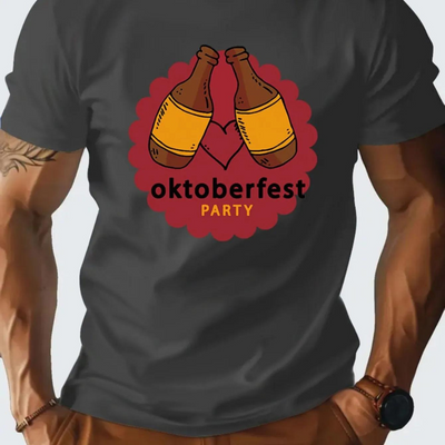 Dominic - T-shirt Confortable pour l'Oktoberfest Homme