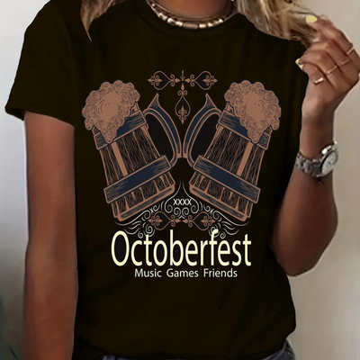 Agnieszka - Chemise festive décontractée Oktoberfest pour femmes