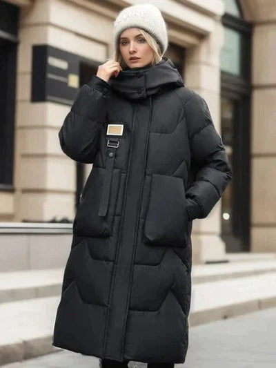 Veste longue pour femme au style moderne et élégant