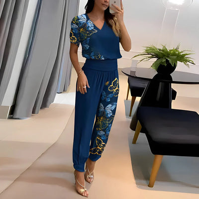 ALIA | Ensemble chemisier et pantalon à taille