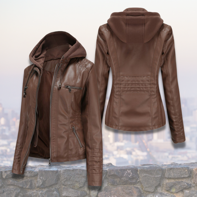 Germaine - Veste en cuir confortable