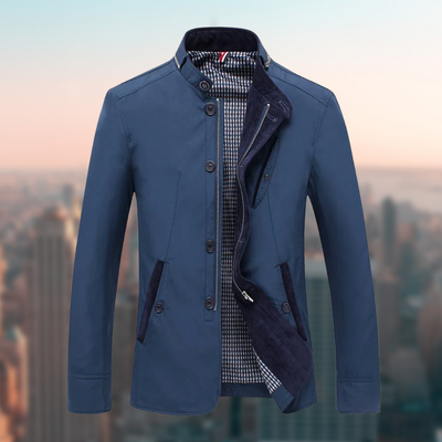 Veste Homme Élégante Ajustée en Tissu Chaud