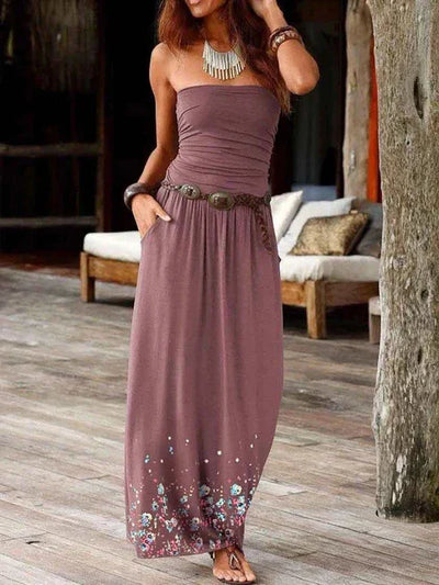 Oenfinn | Robe tube style vacances pour femme