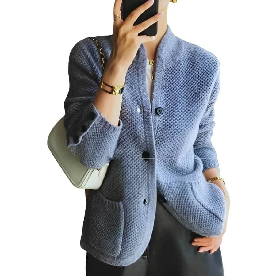 Lillian - Cardigan en tricot avec boutons