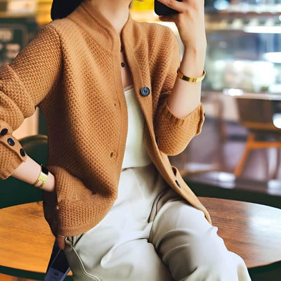 Lillian - Cardigan en tricot avec boutons