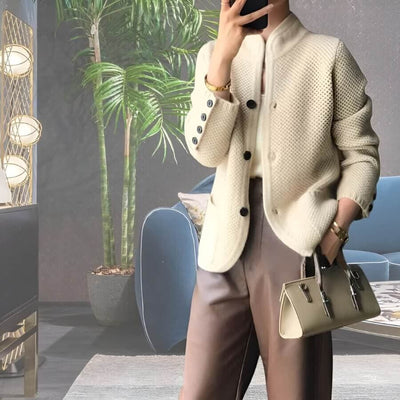 Lillian - Cardigan en tricot avec boutons