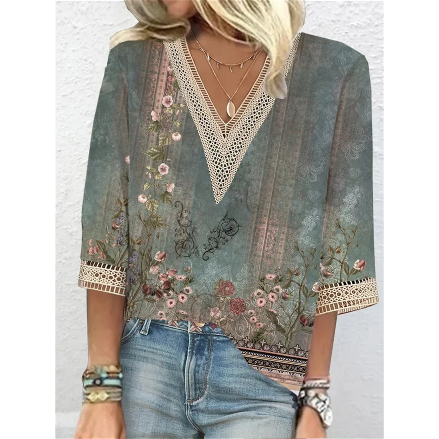 Cielo - Blouse scintillante pour femme