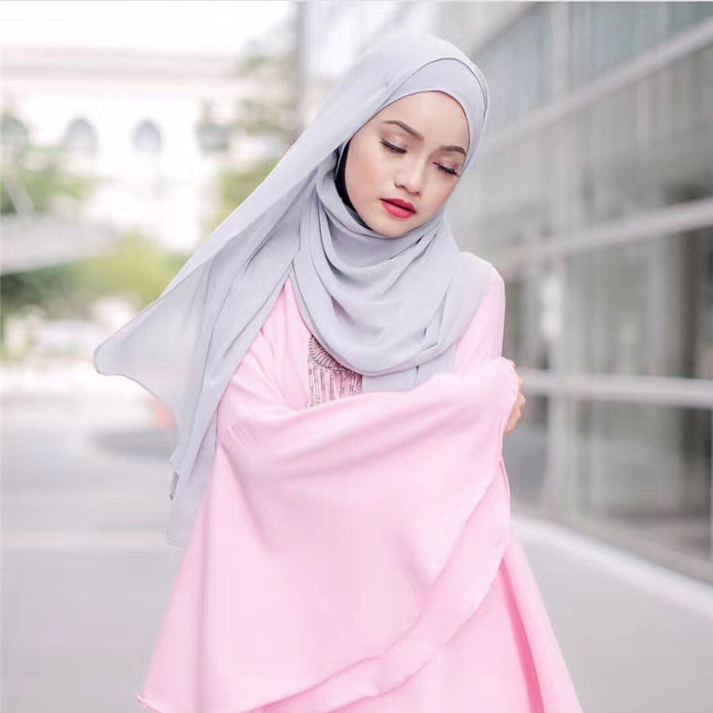 Hijab en mousseline de soie ultra doux – confortable et élégant